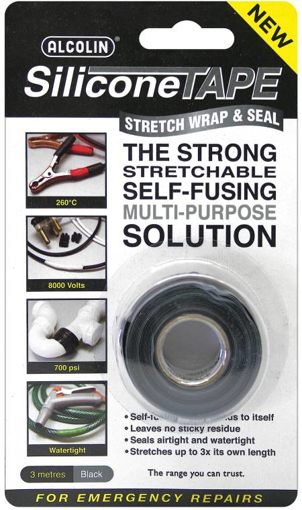 Picture of Silicone Tape 3M Black Blister Card