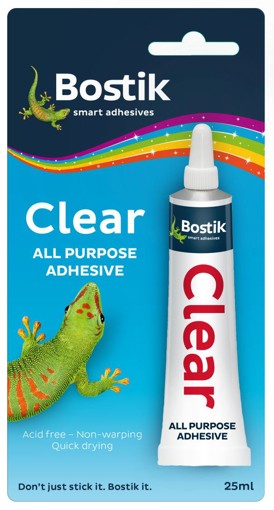 Picture of Clear Adhesive 25ml Blister Card