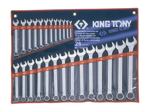 Picture of   Spanner Set 26pc 6-32mm Flat Combination