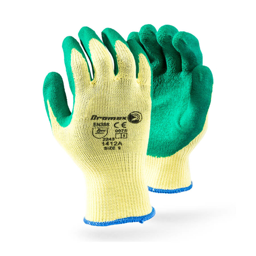 Picture of Glove Gripper Green Rubber Palm Sz  8