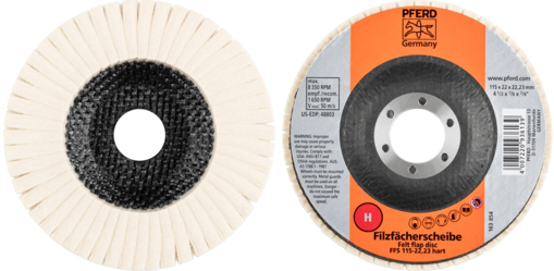 Picture of Flap Disc 115mm Felt H Hard