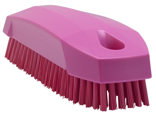 Picture of Nailbrush 130mm Pink - Hard Bristle