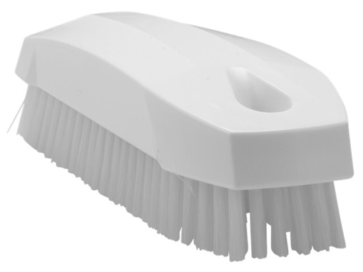 Picture of Nailbrush 130mm White - Hard Bristle
