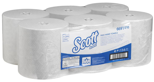 Picture of Hand Towel Roll 1 Ply Essential White 198mmx350M[6