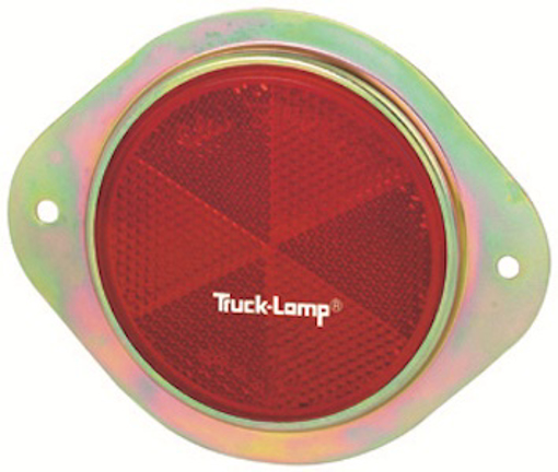 Picture of Reflector Round 76mm Red With Bracket