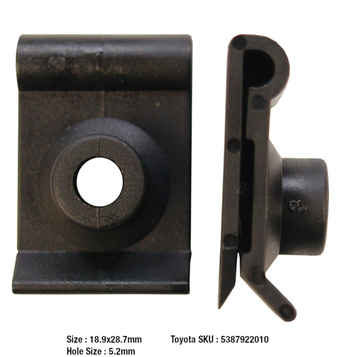 Picture of Speed Clip Universal 5.2mm Plastic  Black