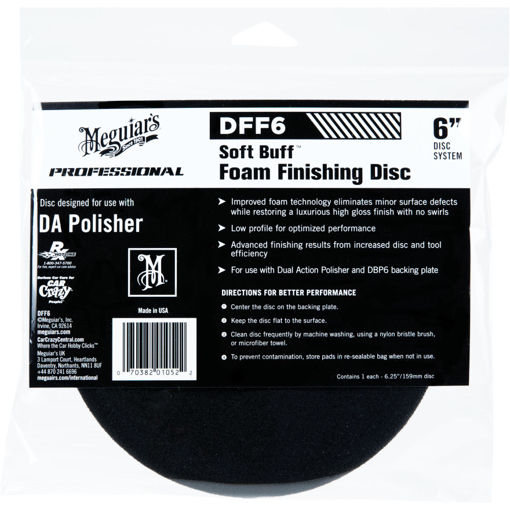 Picture of Foam Pad 152mm Finishing - Black - Dual Action
