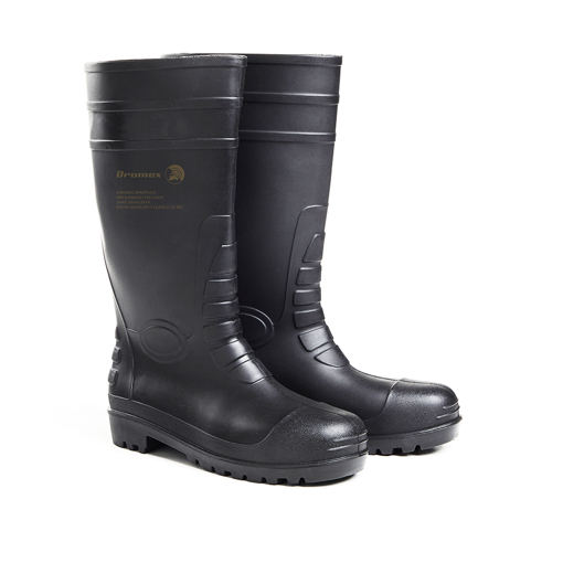 Picture of Gumboot Spartacus STCM Black Size  6