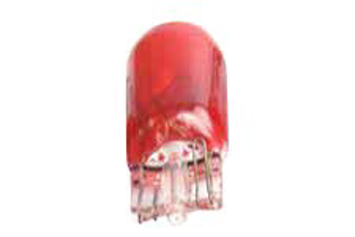 Picture of Bulb 12V Wedge  5.0Watt S/F 27x10mm Red