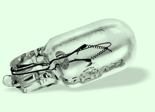 Picture of Bulb 24V Wedge  5.0Watt S/F 27x10mm Clear