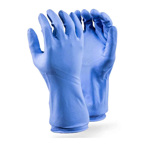 Picture of Glove Household Blue Rubber Small