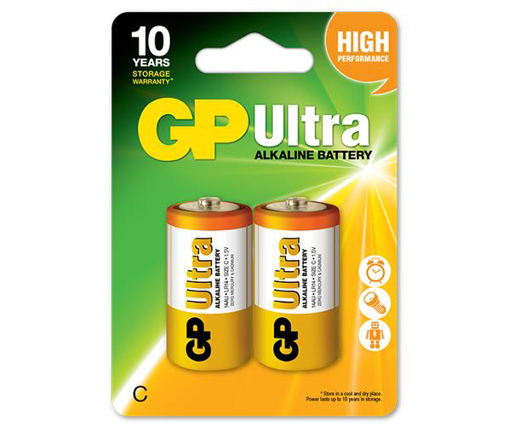 Picture of Battery C 1.5V Ultra Alkaline  2pc Blister