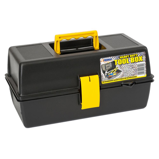 Picture of Toolbox Plastic Black Without Tray 370mm