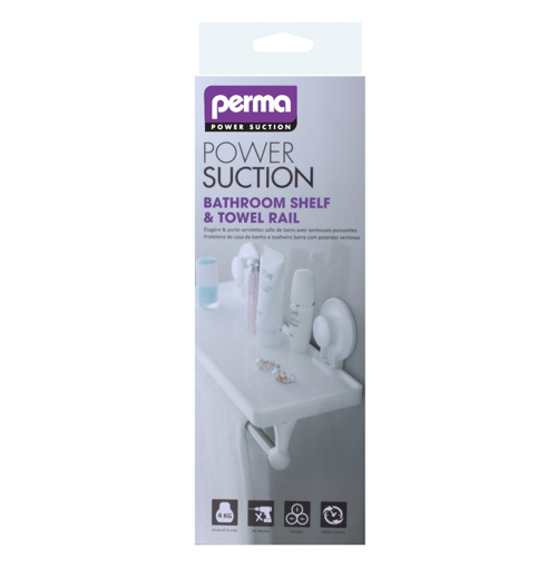 Picture of Power Suction Shelf & Towel Rail 32cm