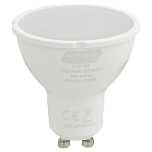 Picture of   Bulb GU10  5W LED 6500K Cool White