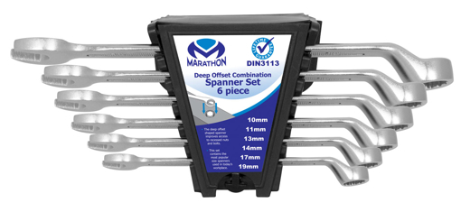 Picture of Spanner Set  6Piece Deep Offset Combination