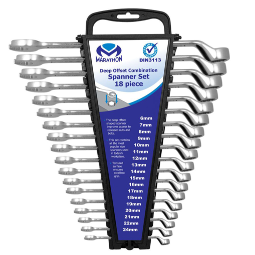 Picture of Spanner Set 18Piece Deep Offset Combination