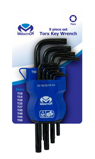 Picture of Torx L Key Wrench Set T10-T50  9pc