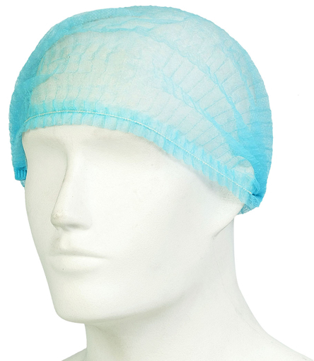 Picture of Mop Cap 12gsm Single Elastic Blue [100]