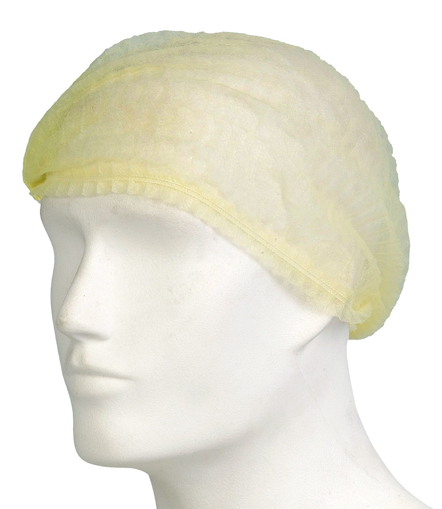 Picture of Mop Cap 12gsm Single Elastic Yellow [100]