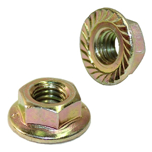 Picture of Nut M14x1.50 Serrated Flange Galvanized