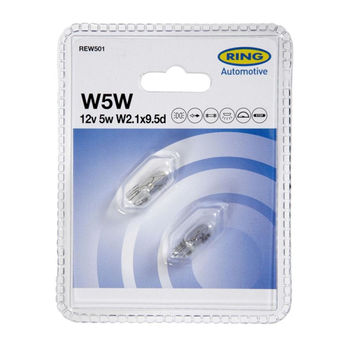 Picture of Bulb 12V Wedge W 5W  5.0Watt T10 Blister[2]