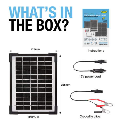 Picture of Battery Maintainer 12V Solar  5W