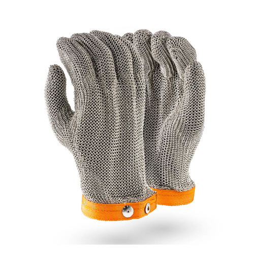 Picture of Glove Chain Mail 5 Finger Wrist Length Size XL