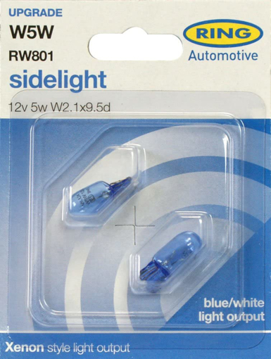 Picture of Bulb 12V Wedge W 5W  5.0Watt T10 IceBlue[2]