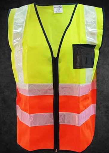 Picture of Reflective Vest Two-Tone Lime/Orange Large