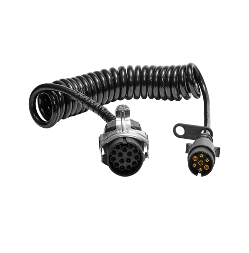 Picture of Suzi Coil 7 Core 1.5/2.5mm 3.5M 15 to 7 Pin