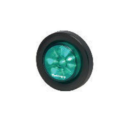 Picture of Marker Lamp 10 LED Green 52mm 10-30V Gasket