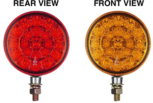 Picture of Signal Lamp LED Red/Amber Pedestal 112mm