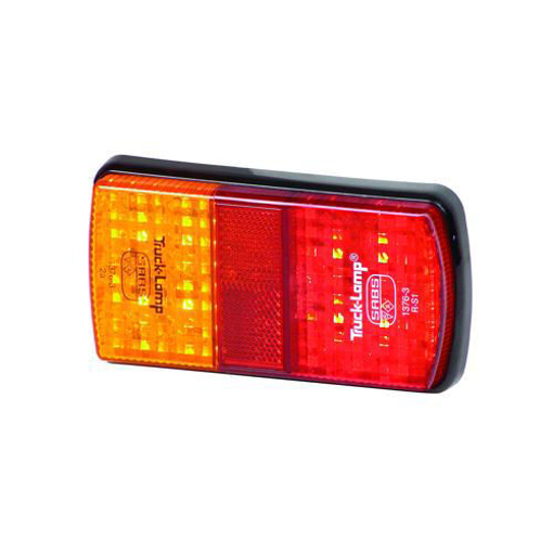 Picture of Taillight Rectangular LED Amber/Red 12V