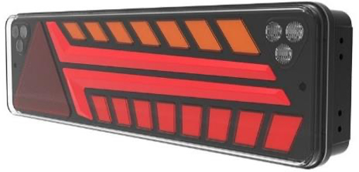 Picture of Taillight Rectangular LED Amber/Red/White R 12-24V