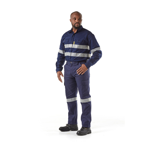 Picture of Shirt Long Navy Reflective Vent 3X-Large