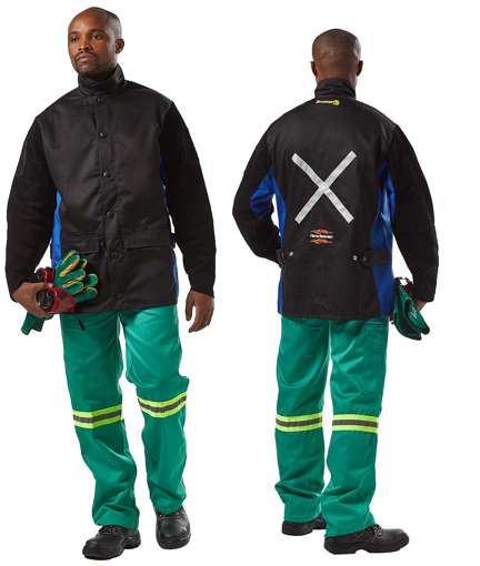 Picture of Jacket Welding Blue/Black Large