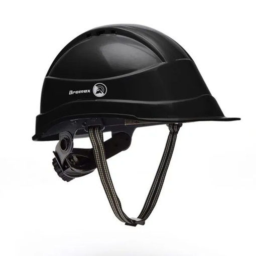 Picture of Hard Hat Black - Ratchet Adjustable - Chin Strap