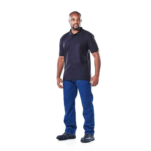 Picture of Golf Shirt Pique Knit Black 3X-Large