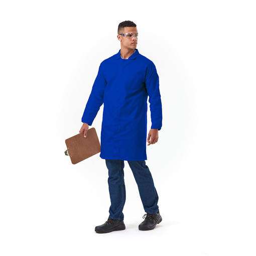 Picture of Dust Coat X-Small HACCP Royal Blue