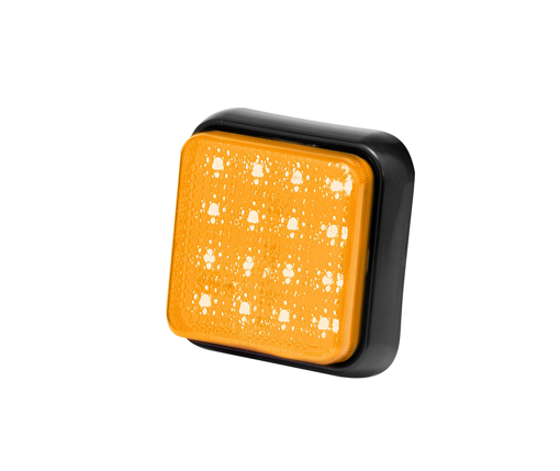 Picture of Taillight Square LED Amber 10-30V  80mm