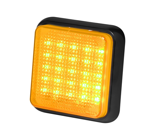 Picture of Taillight Square LED Amber 10-30V 100mm
