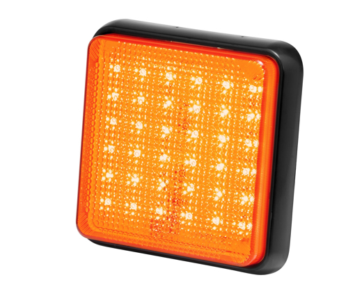 Picture of Taillight Square LED Amber 10-30V 125mm