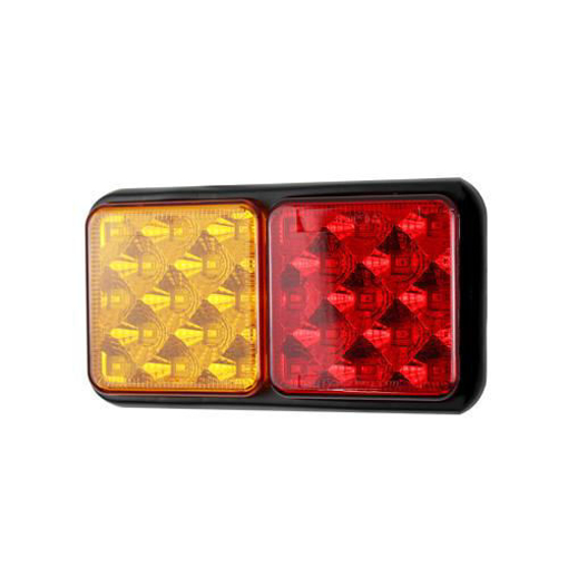 Picture of Taillight Rectangular LED Amber/Red 10-30V