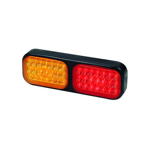 Picture of Taillight Rectangular LED Amber/Red 10-30V