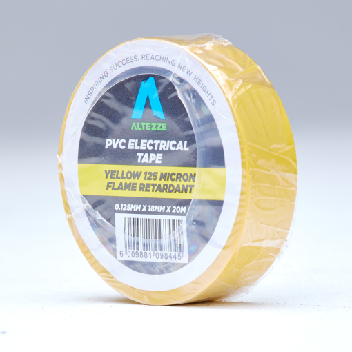Picture of Insulation Tape 20Mx18x0.125mm Yellow