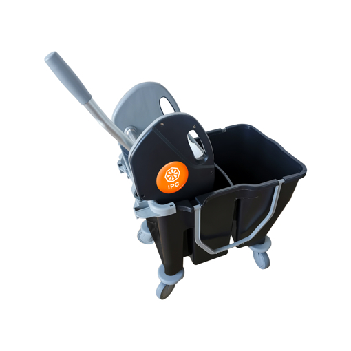 Picture of Mop Bucket Double With Wringer 2x15L Orange