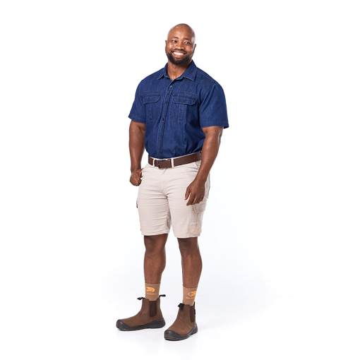 Picture of Shirt Short Horizon Denim Blue X-Small