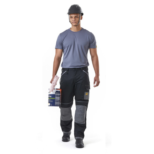 Picture of Pants Utility Black with Knee Pocket 42