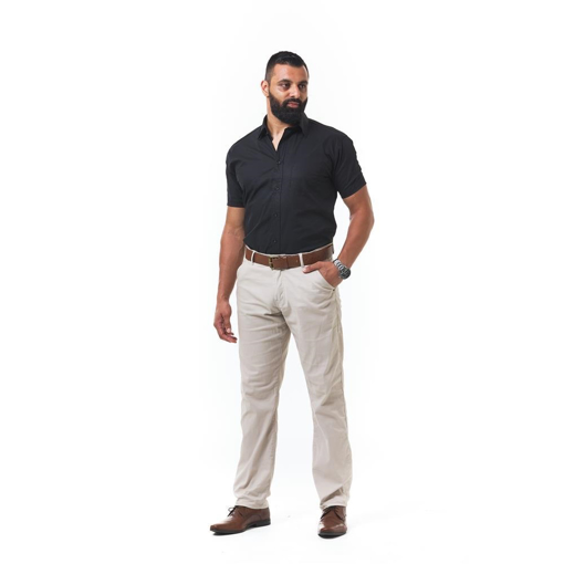 Picture of Shirt Short Formal Black 2X-Large